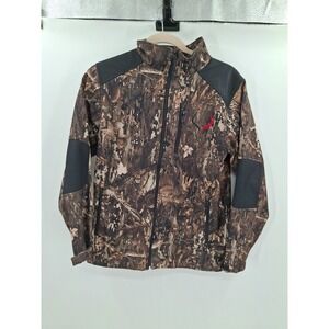 Black Antler Mens Medium Moto Full Zip Camo‎ Coat